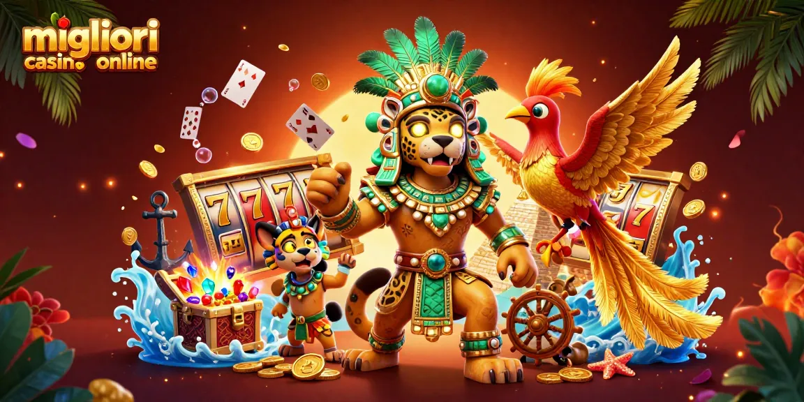Gioca e vinci nei migliori casino online con personaggi vivaci e elementi di jackpot dorati.