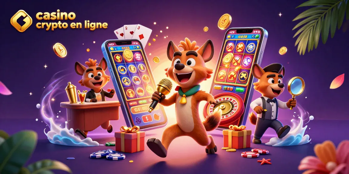 Gagnez vos gains au casino crypto en ligne avec des hyènes animées dans un club de comédie vibrant.
