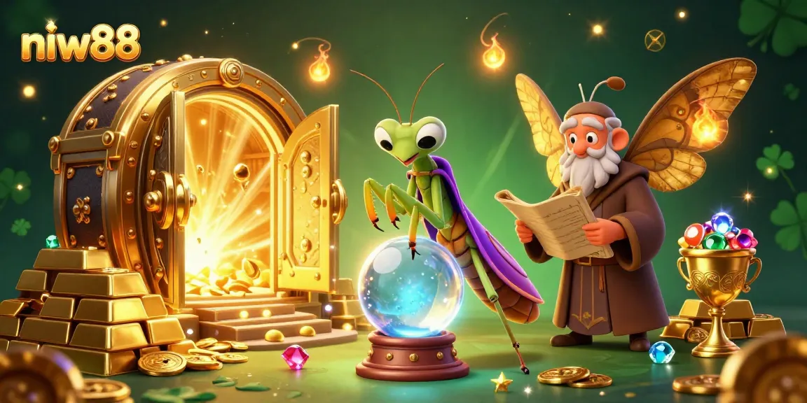 Experience niw88’s captivating casino allure with enchanting characters amidst treasure and splendor.