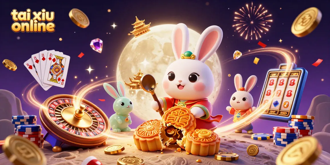 Experience thrilling tai xiu online excitement with moon rabbit characters and dynamic casino elements