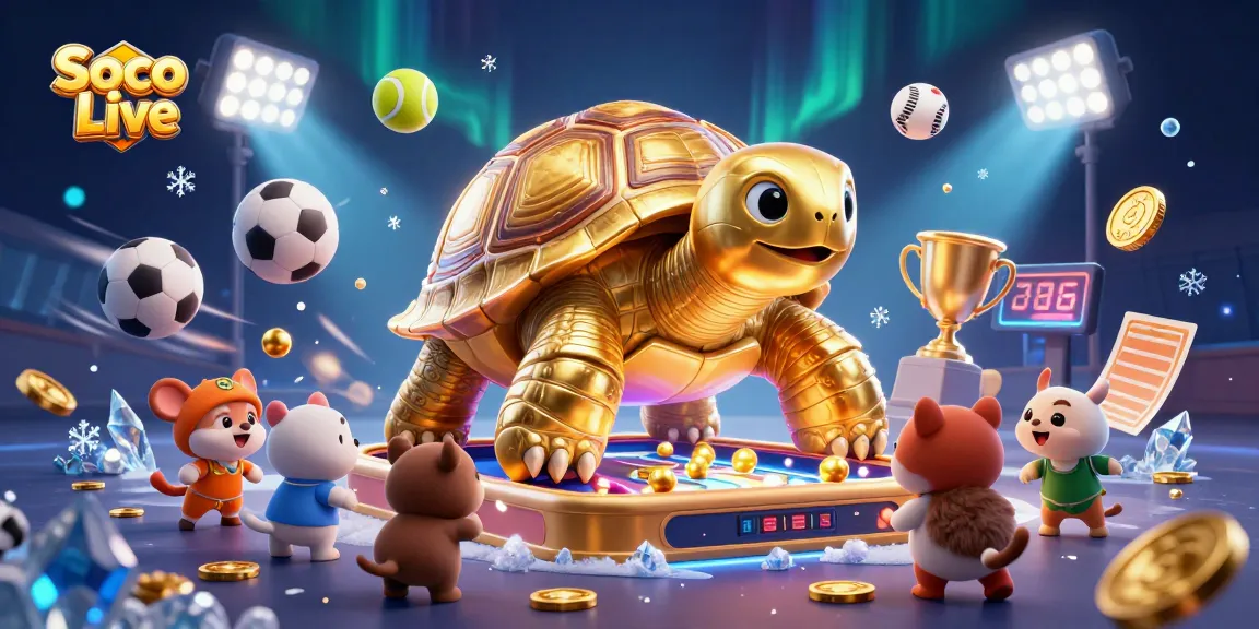Soco Live brings excitement with dynamic sports balls and a golden tortoise pinball machine.