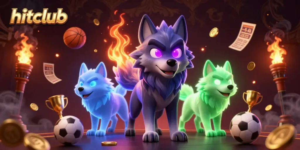 Engage in thrilling gaming at hitclub with ghostly wolves, sports, and dynamic betting elements.