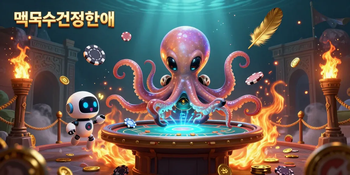 먹튀검증업체의 안전한 배팅을 기원하는 재미있는 일러스트레이션