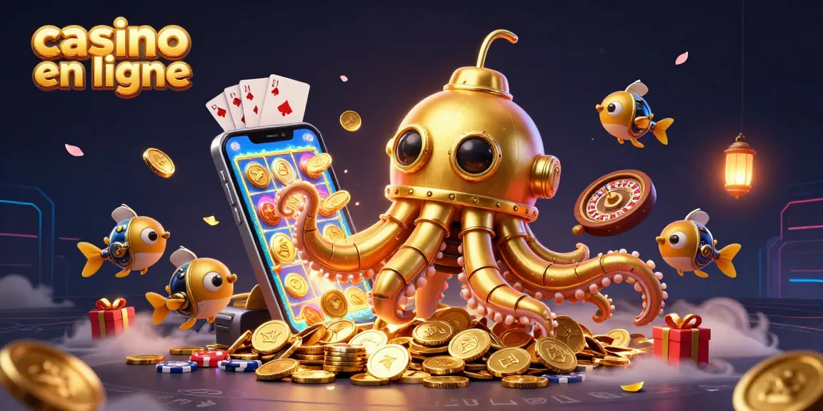 Découvrez le monde palpitant des jeux de casino en ligne à travers cette illustration dynamique