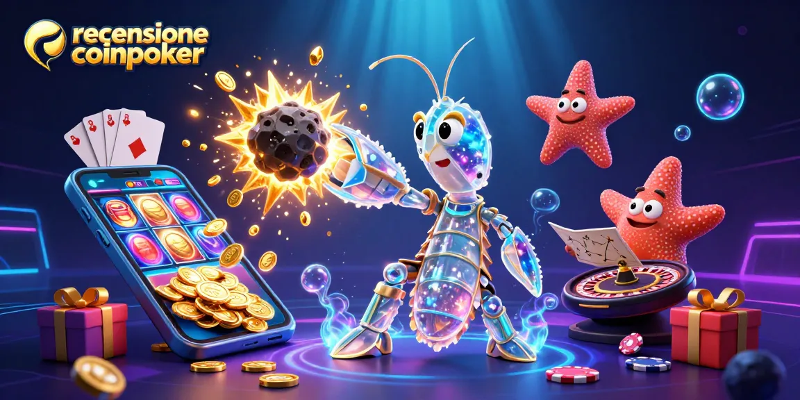 Scopri la recensione coinpoker mentre un gambero samurai galattico vince tesori nel mondo del poker online.