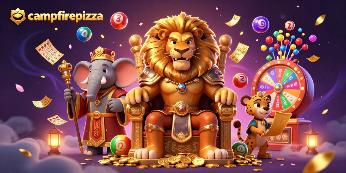 Menangkan hadiah besar di campfirepizza dalam suasana kasino yang mengesankan dan penuh warna.