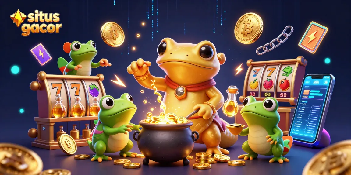 Experience the thrilling situs gacor action with slot reels and dynamic golden alchemist scene