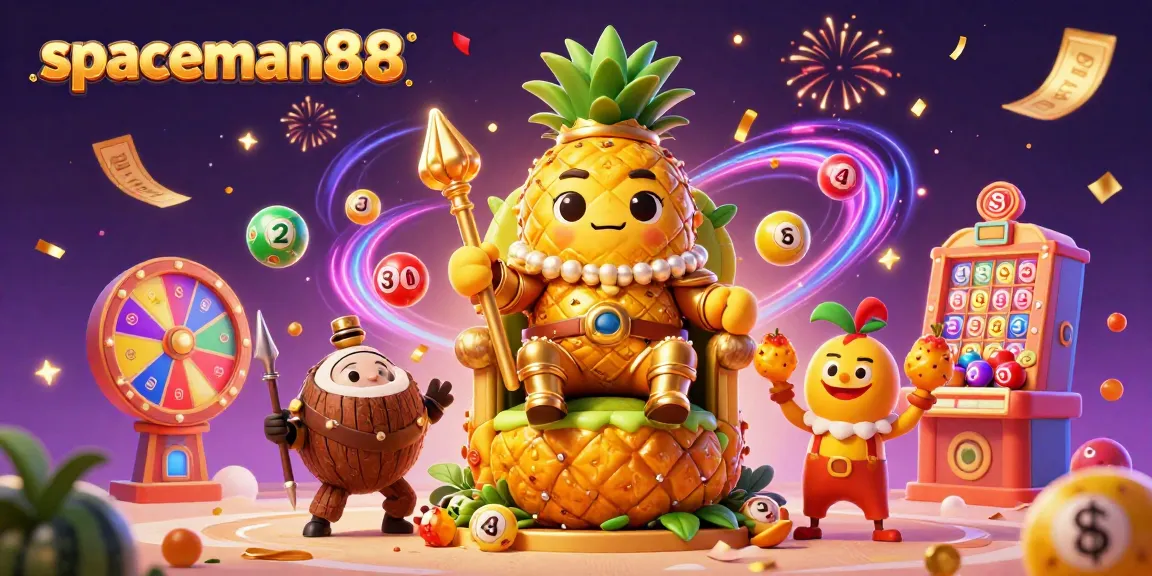 Experience high-stakes thrills with spaceman88 in a vibrant casino scene filled with dynamic gaming action.