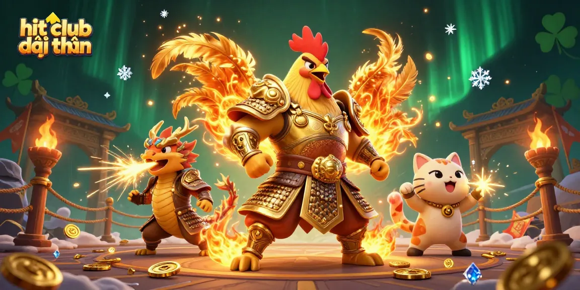 Play hit club đổi thưởng in an epic showdown with dynamic gaming action and golden rewards.