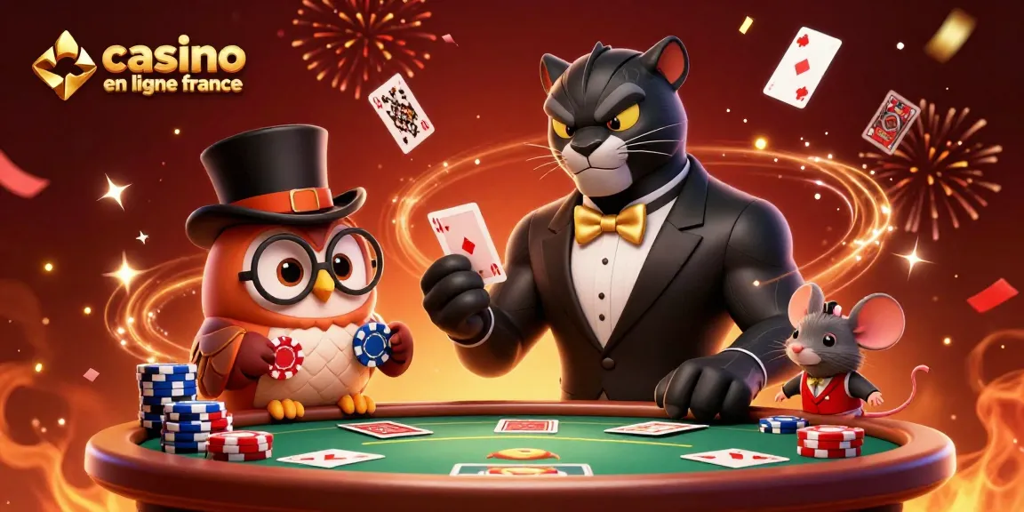 Participez à des jeux passionnants sur le casino en ligne France avec des cartes et des jetons de poker !