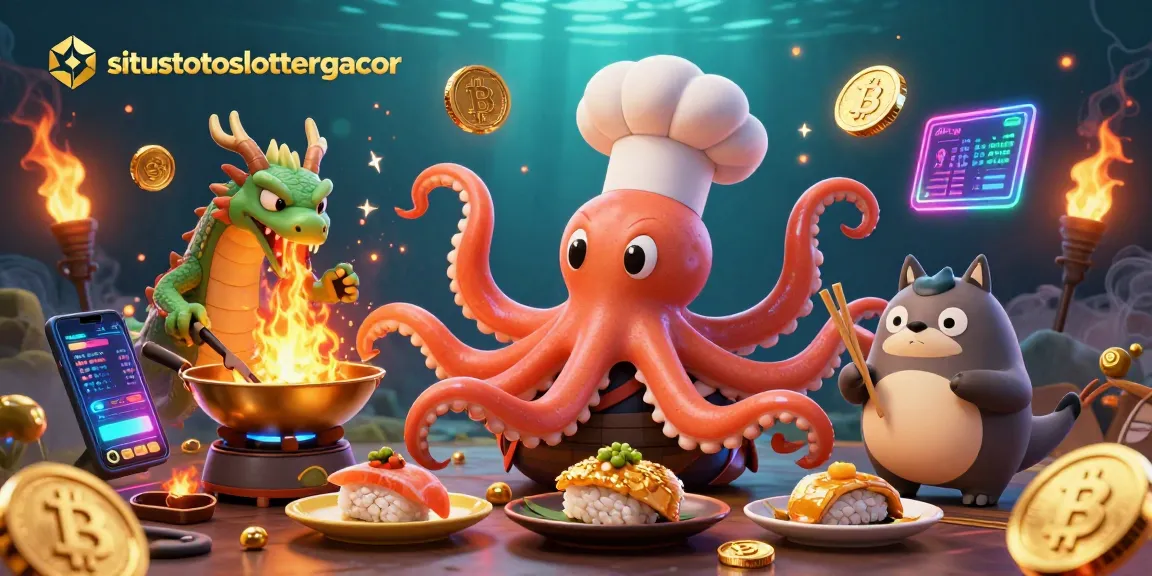 Experience the thrill of situstotoslottergacor with vibrant casino characters and crypto elements.