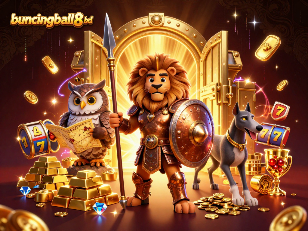 Join the excitement at bouncingball8 bd with thrilling casino elements and vibrant 3D characters!