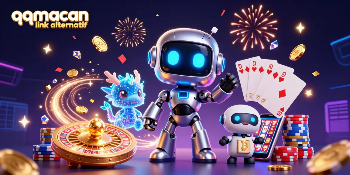 Engage in exciting gameplay with qqmacan link alternatif as you enjoy vibrant casino-themed activities.