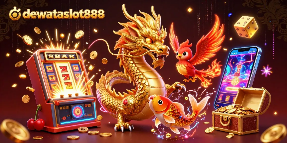 Menangkan jackpot di dewataslot888 dengan naga emas, phoenix, dan ikan koi di kasino.