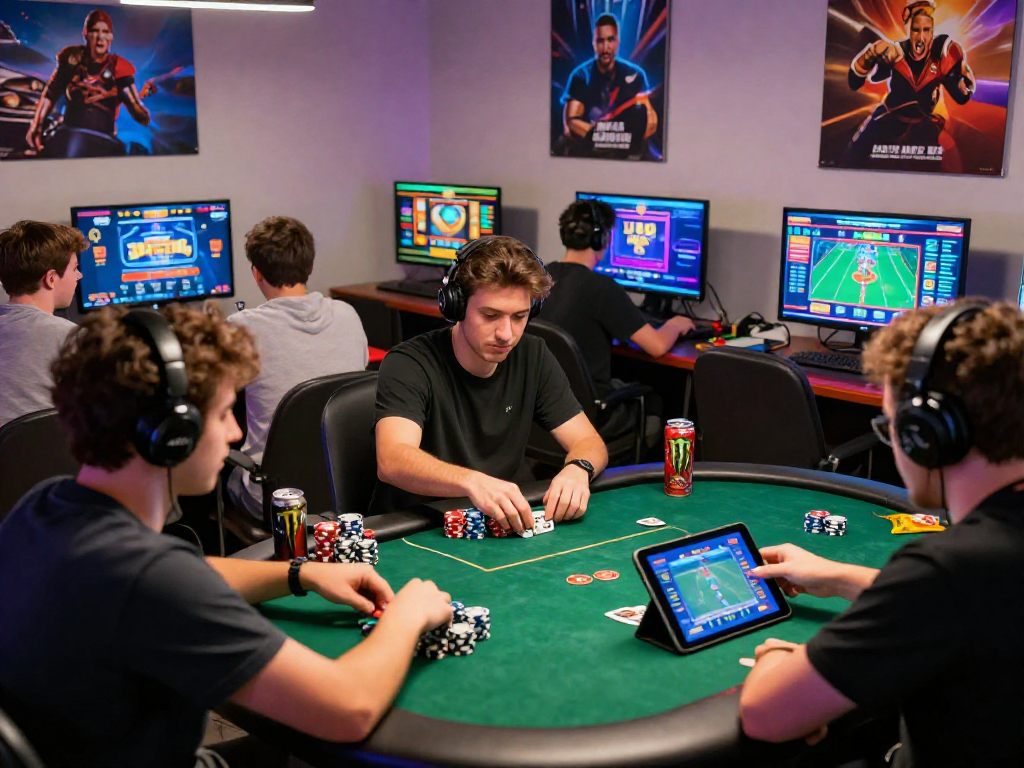 Engaging scene of players enjoying link alternatif raja328 in a vibrant online gaming environment with colorful games and excitement.