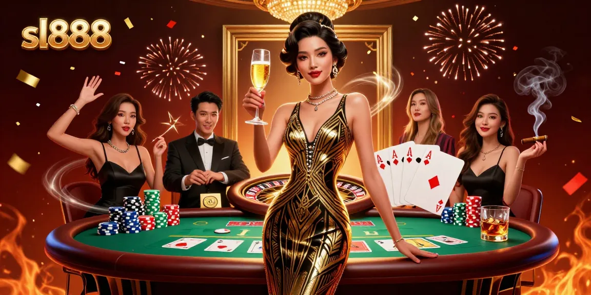 Experience excitement at sl888 tables with glamorous gameplay and dazzling casino elements.