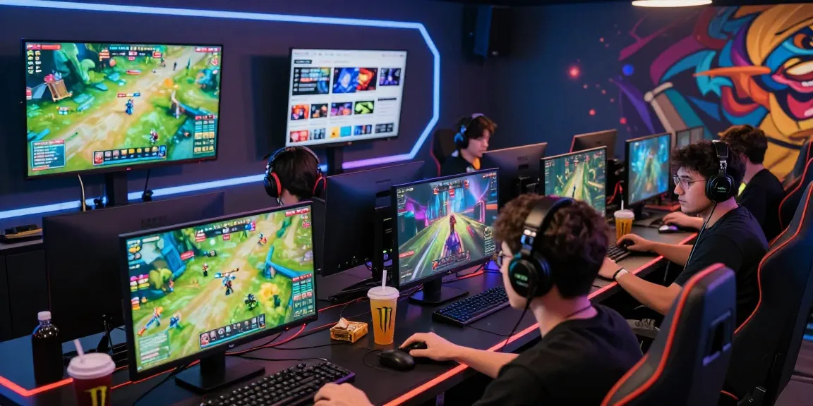 Players enjoying an immersive gaming experience on the PAKDE4D platform with vibrant visuals and a modern atmosphere.